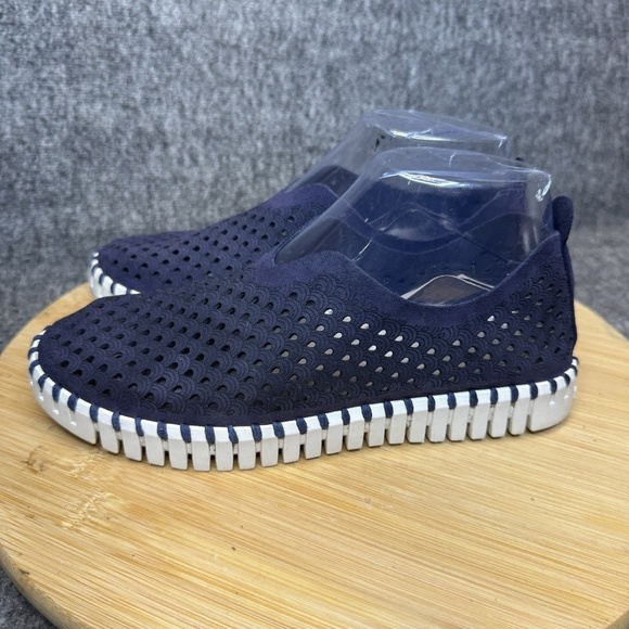 Ilse Jacobsen Shoes Womens Size 36 Tulip Slip On Scallop Perforated Comfort Flat - Picture 6 of 9